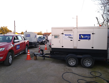 Tenemos capacidad para movilizarse la totalidad de nuestros equipos en forma simultanea